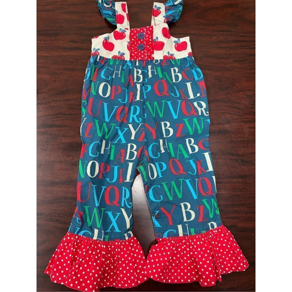 Eleanor Rose Kids Alphabet School Pantsuit Size 2